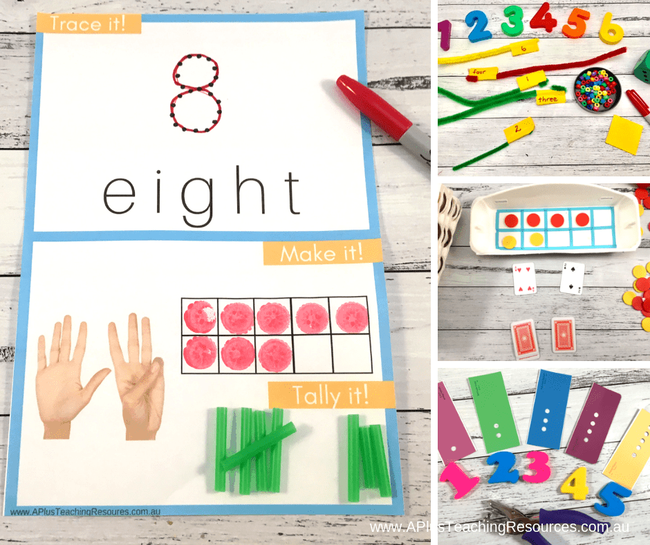 Activities for number recognition
