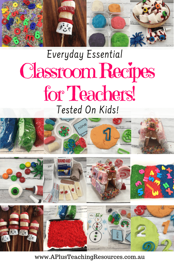 Classroom Recipes for teachers