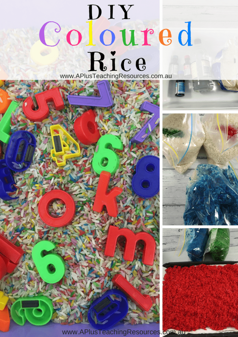 DIY Coloured rice recipe