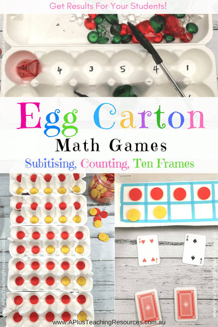 Egg Carton Maths Activities