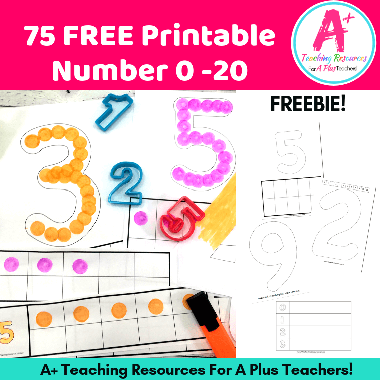 75 Free Printable Numbers Templates 0 Perfect For Hands On Math