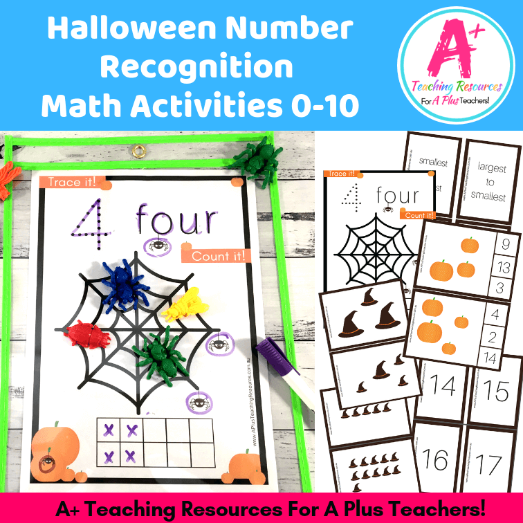 Spooktacular Halloween  Printable Number  Games