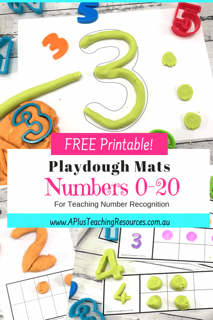 Number Playdough mats 0-20