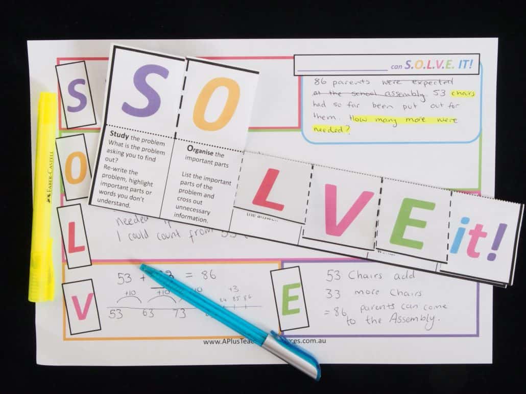 Free maths and fractions think board template printable