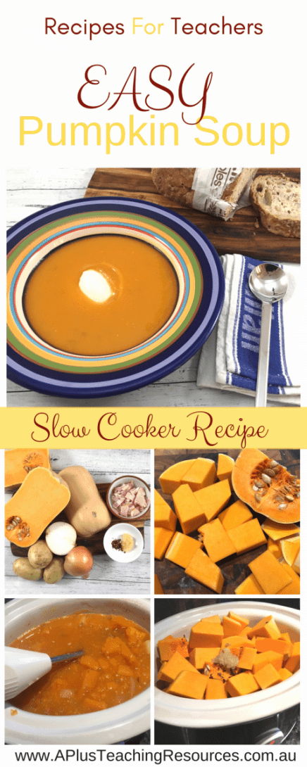 Pumpkin Soup Recipe for teachers