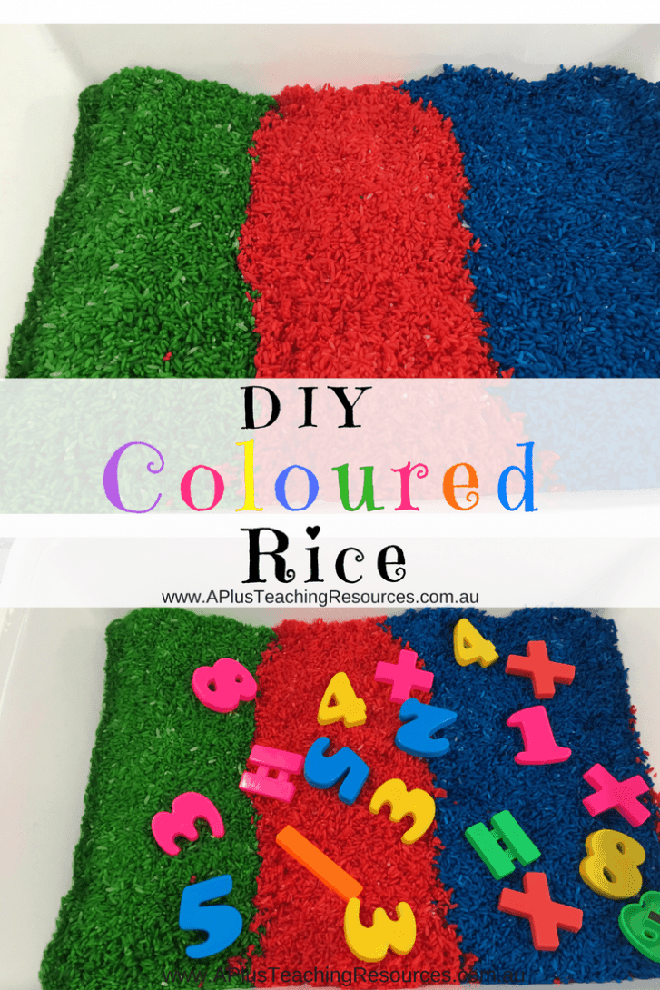 How to make coloured rice