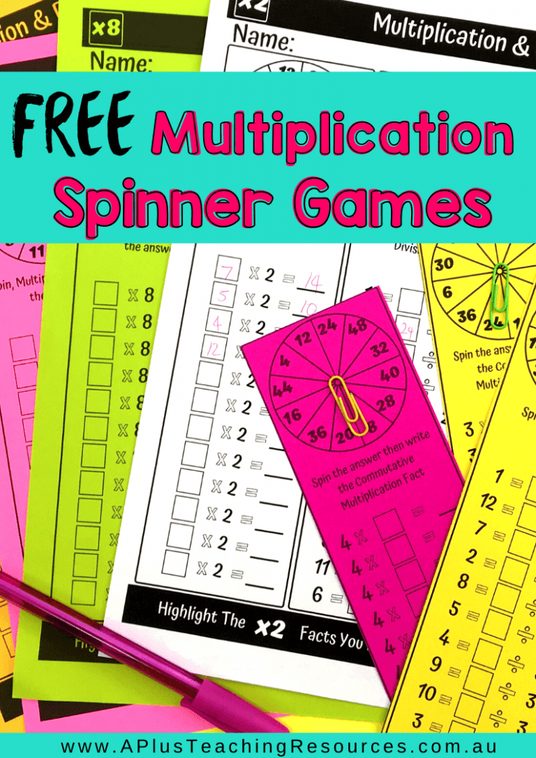 Must Have FREE Printable Multiplication Games A Plus Teaching Resources